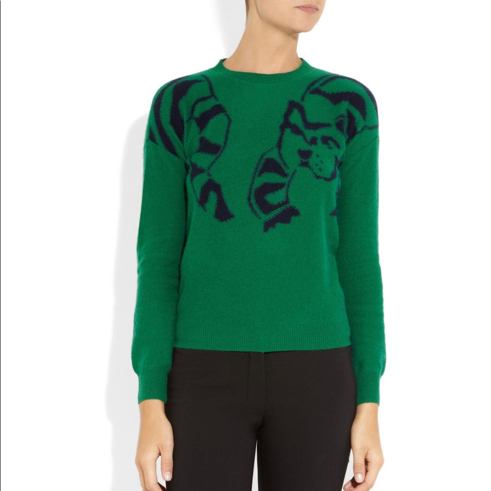 SONIA BY SONIA RYKIEL Wool Raccoon Blend Sweater